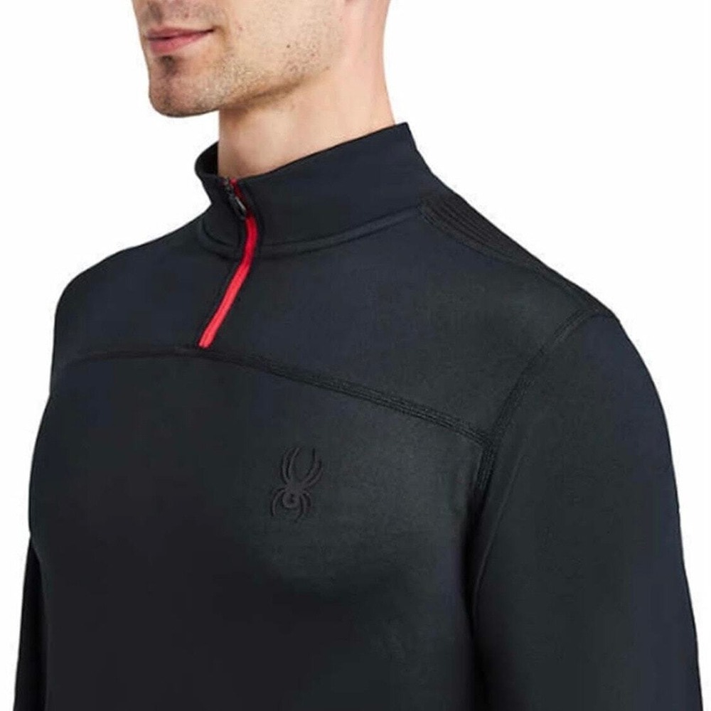 Spyder Active Men's Quarter Zip Long Sleeve‎ Athletic Fit Shirt XL Performance - Picture 2 of 16